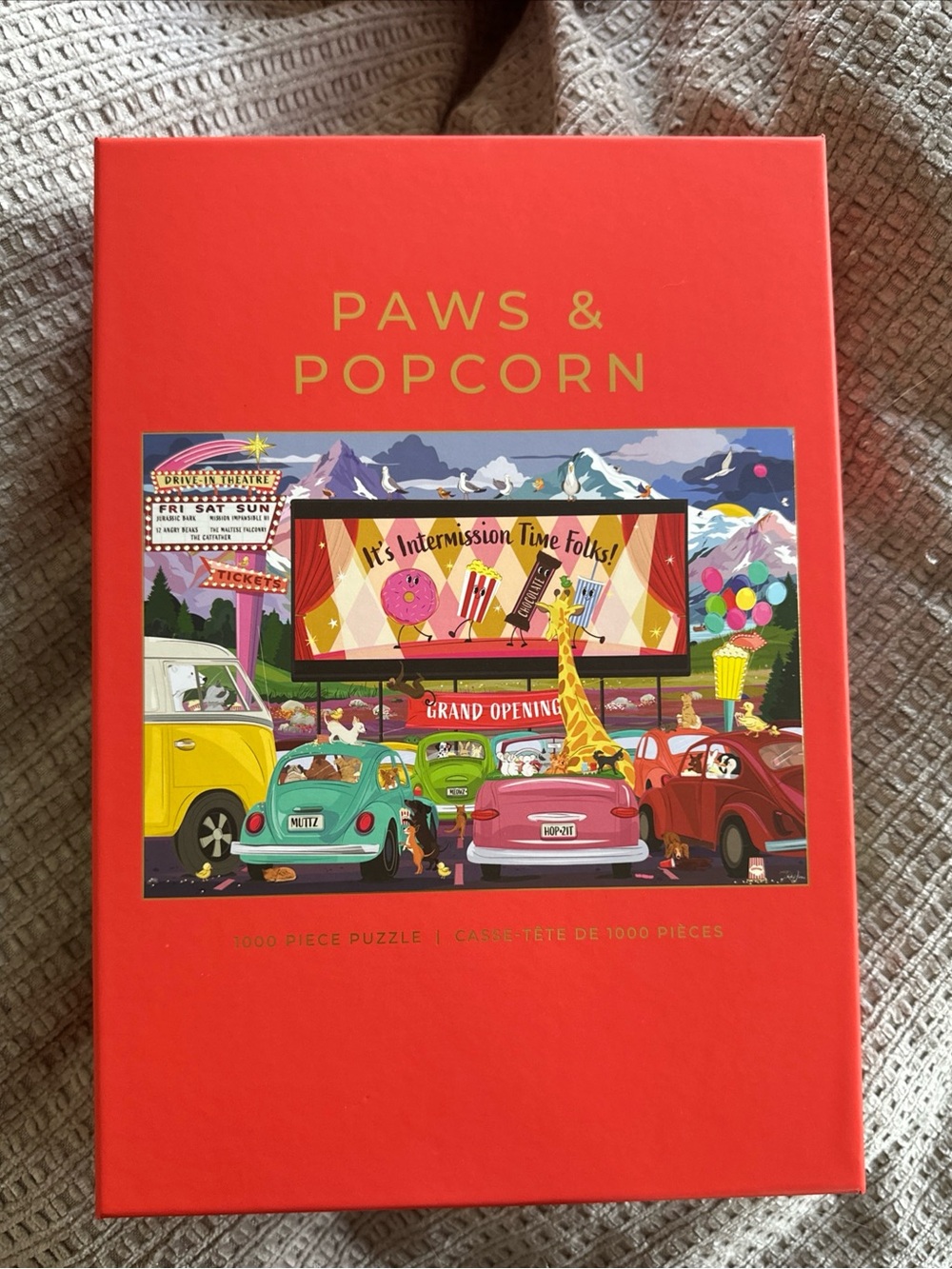 *Brand new sealed* Hobbry 1000pc Paws and Popcorn